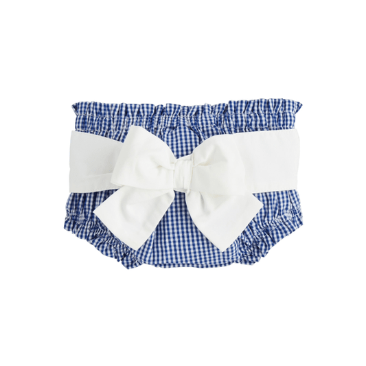 Navy Check Diaper Covers