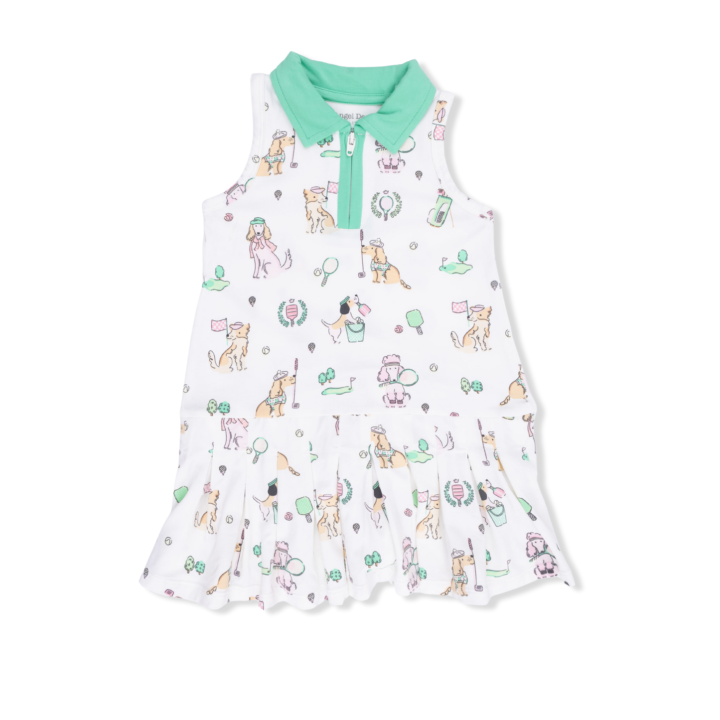 Country Club Dogs Polo Tennis Dress with Cartwheel Shorts