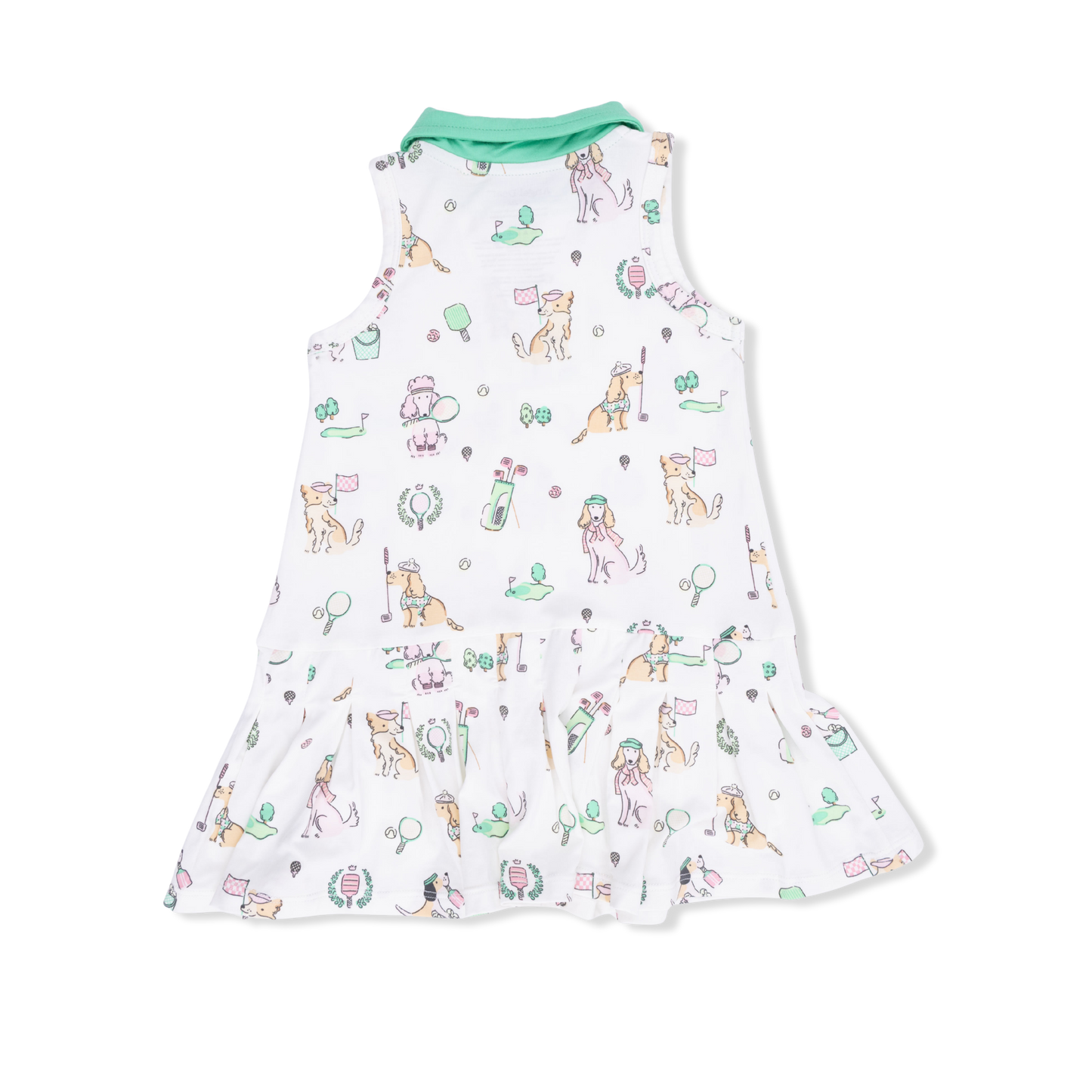 Country Club Dogs Polo Tennis Dress with Cartwheel Shorts