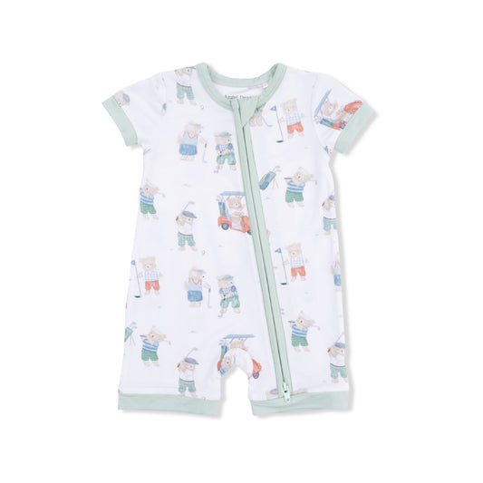 Golfing Teddy Bears Polo Shortie
