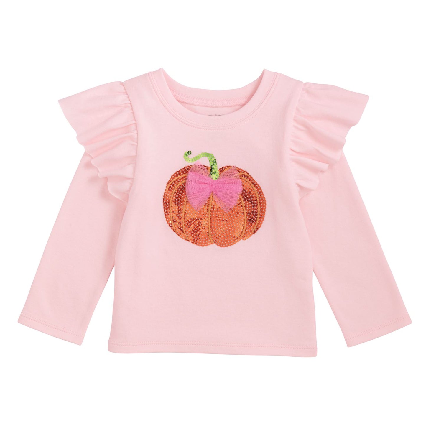 Pink Sparkle Pumpkin Tee