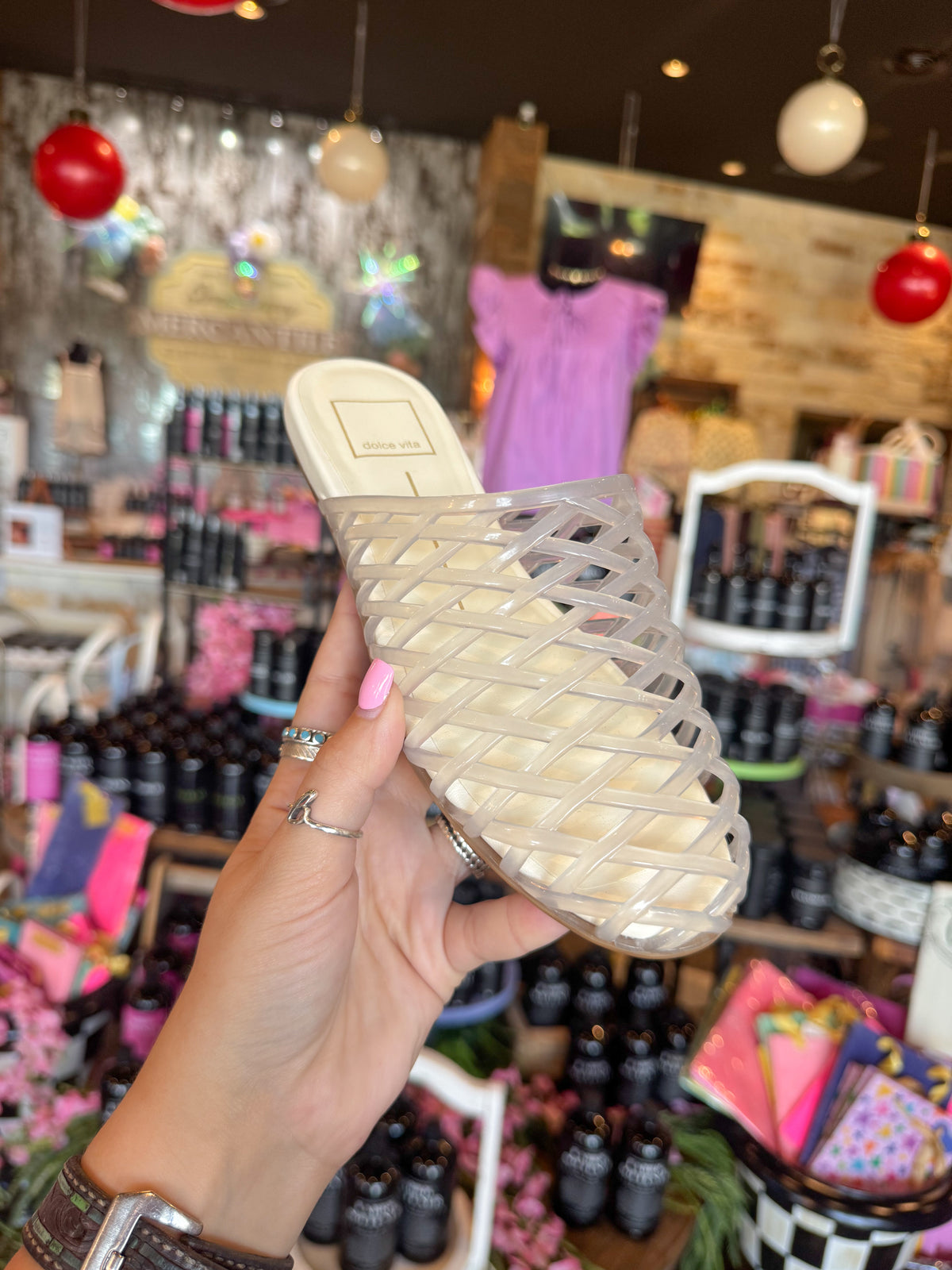 Gina Crystal Jelly Shoe