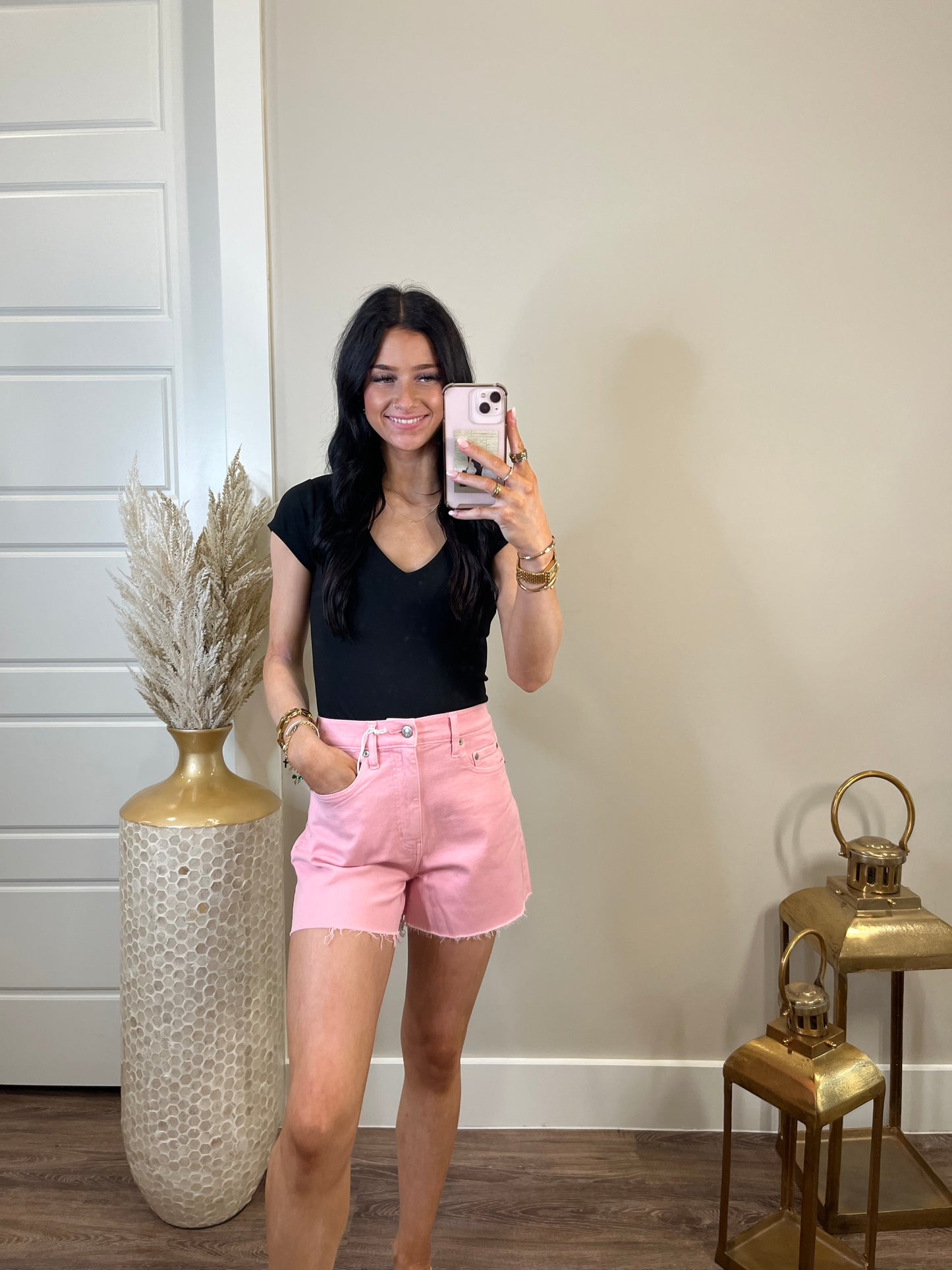 The Knockout Highrise A-line Short Blushing
