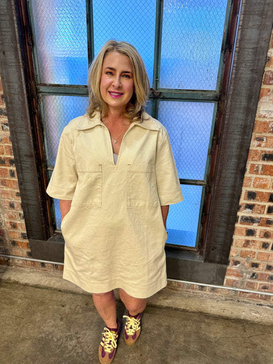 Eleanora Dress Natural