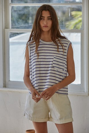 DELANEY STRIPE TOP