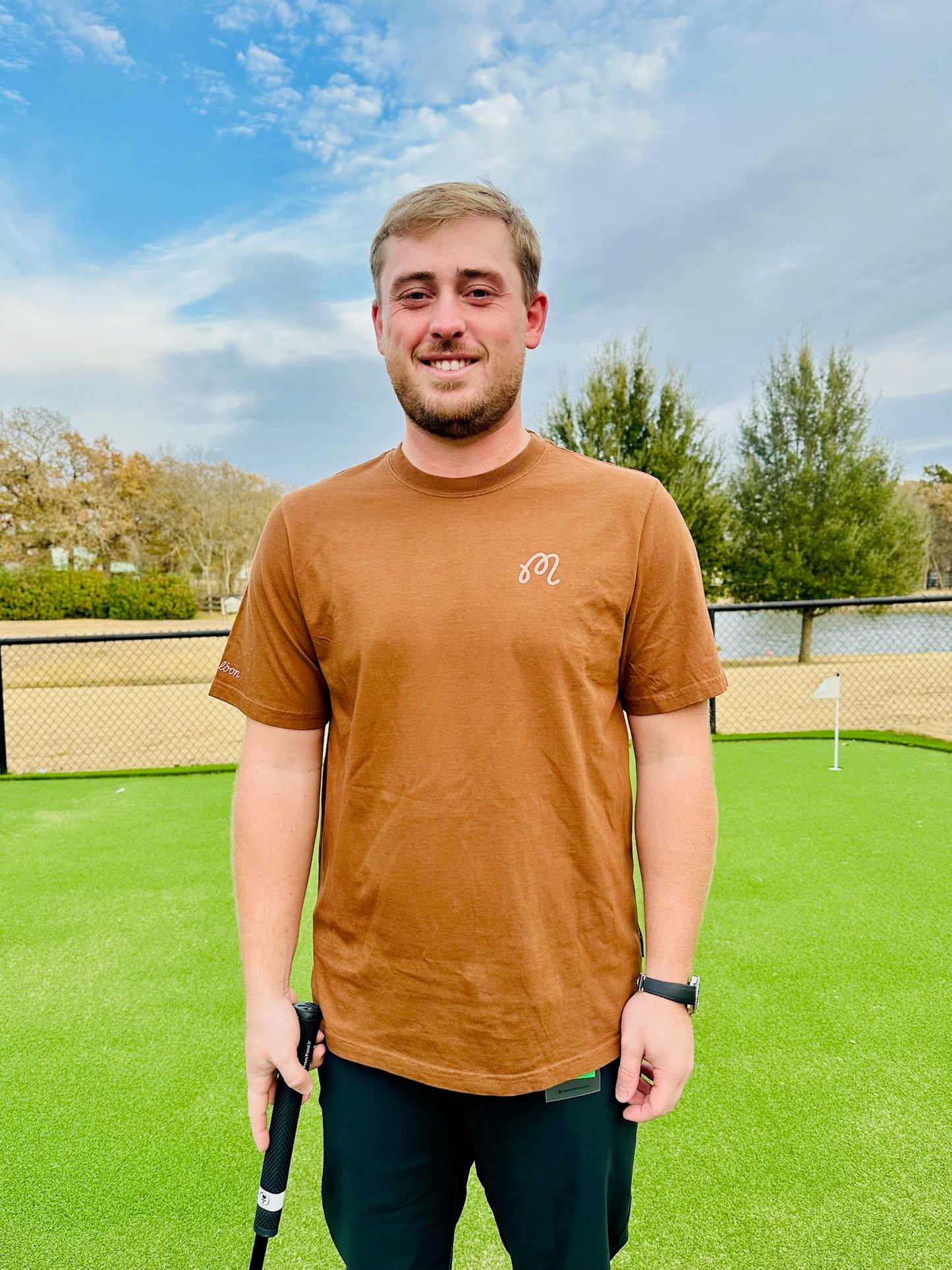 BERMUDA FORAGING TEE- Brown