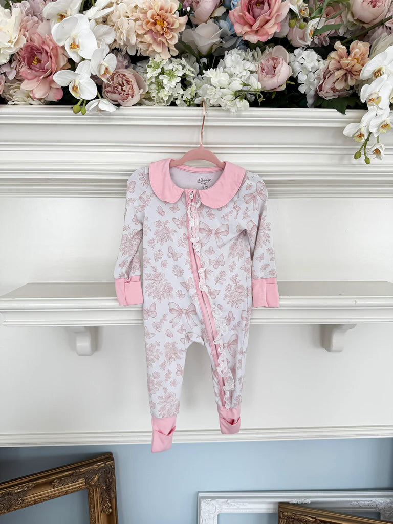 Little Keepsakes baby girls romper