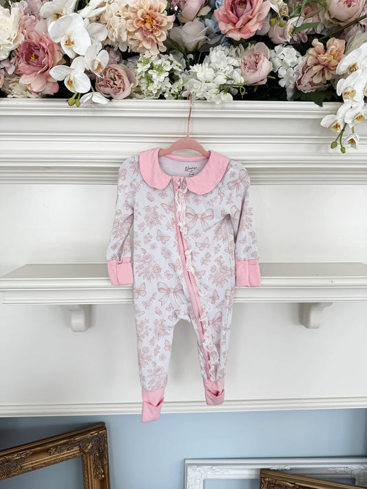 Little Keepsakes baby girls romper