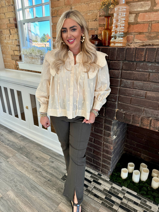 Scallop Blouse