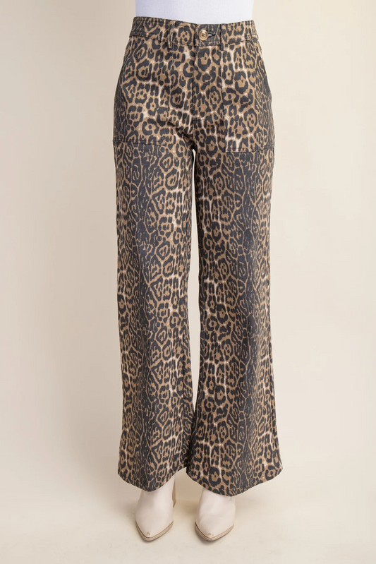 Leona Leopard Jeans
