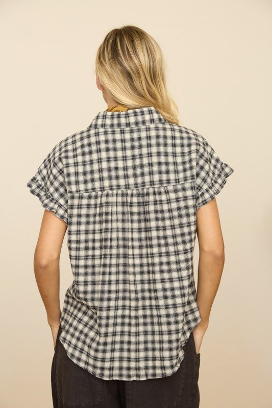 Petaluma Plaid Top