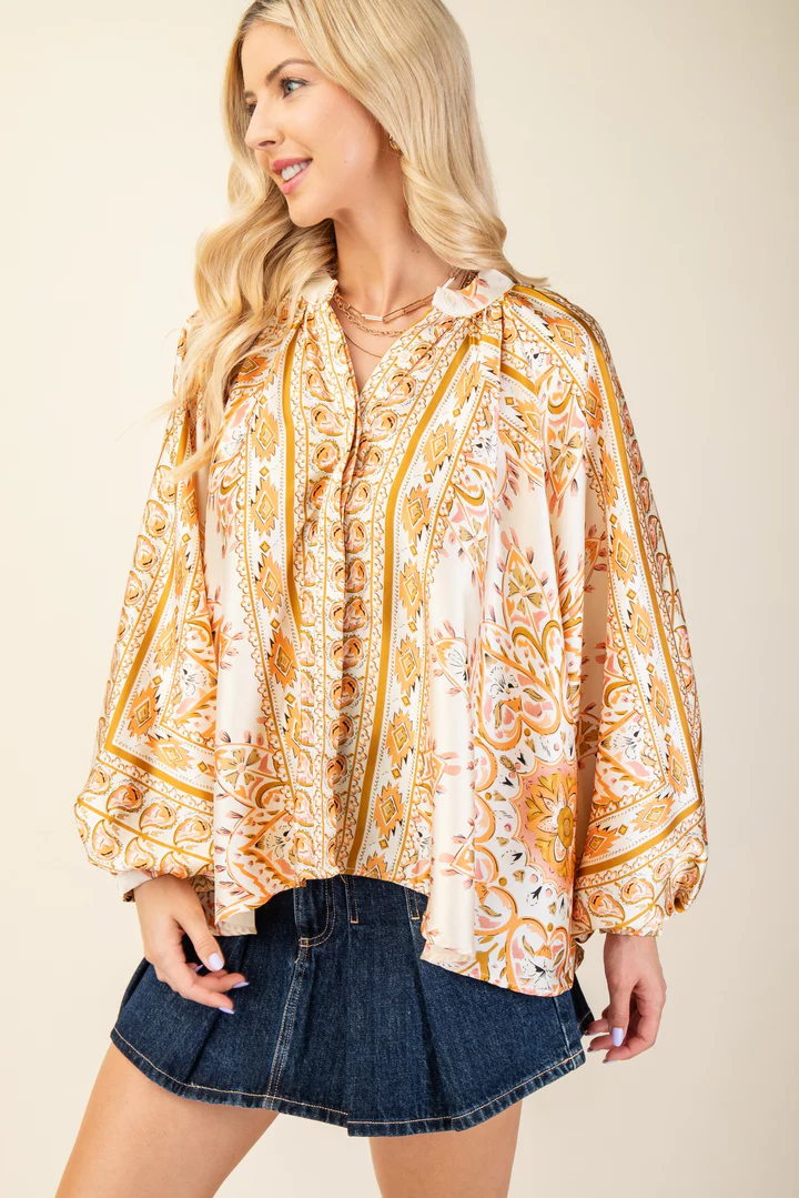 Sunlit Story Blouse