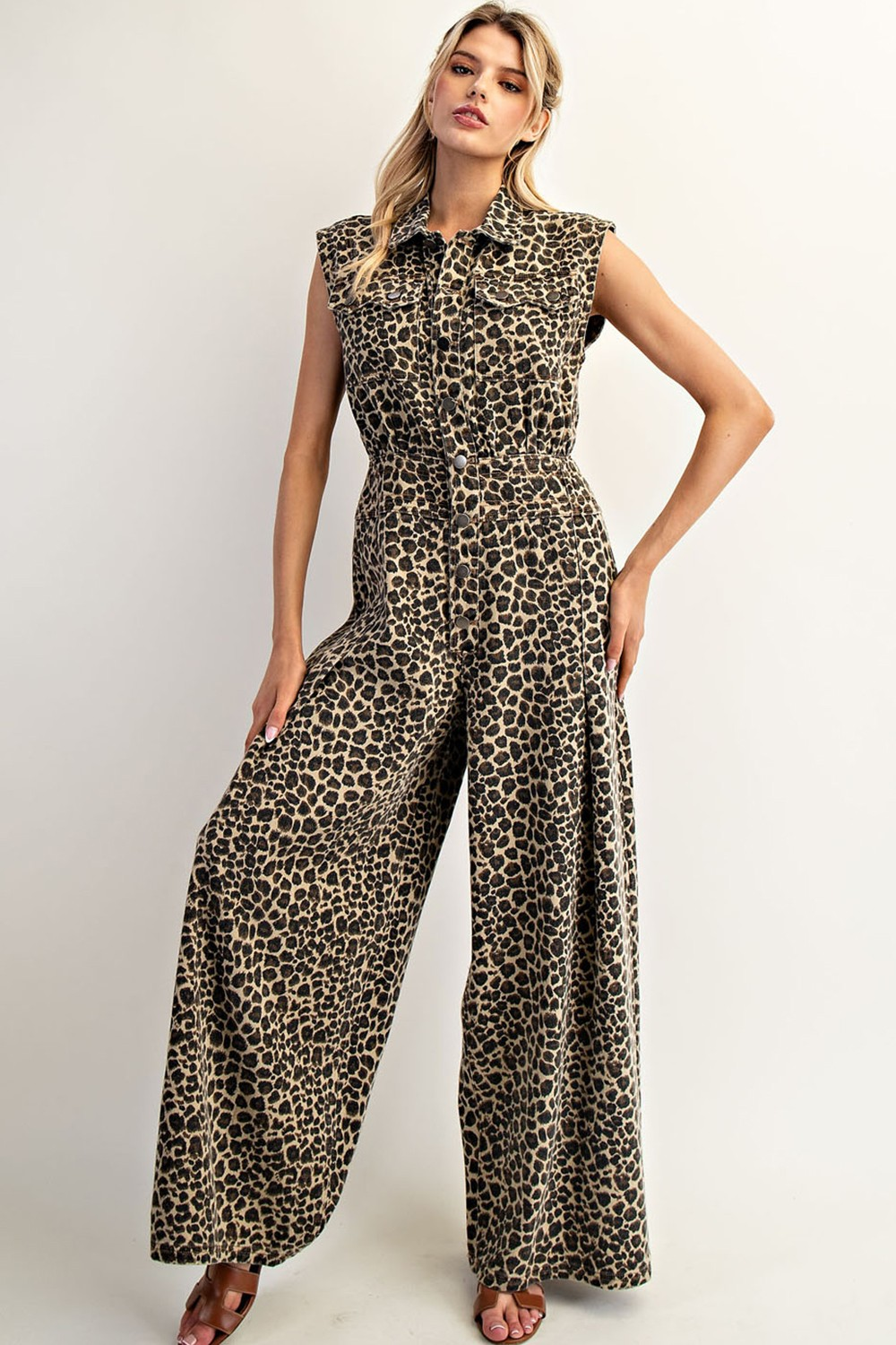 Lexie Leopard Jumpsuit