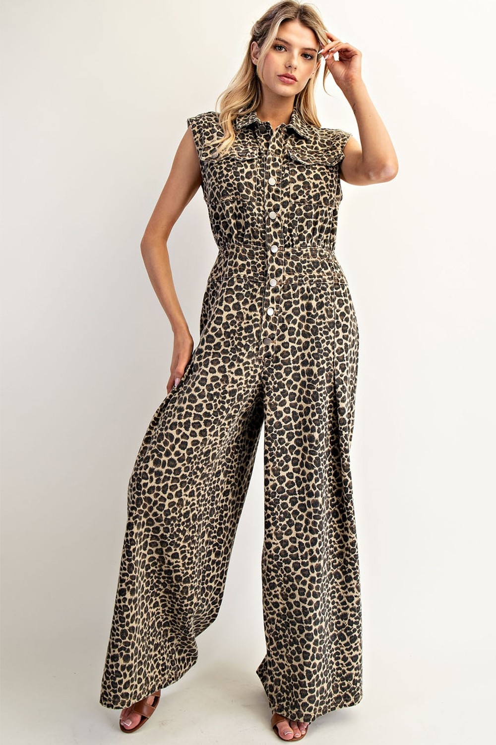 Lexie Leopard Jumpsuit