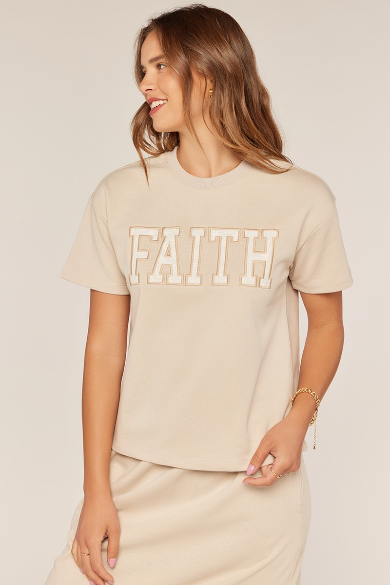 Faith Eyelet Tee