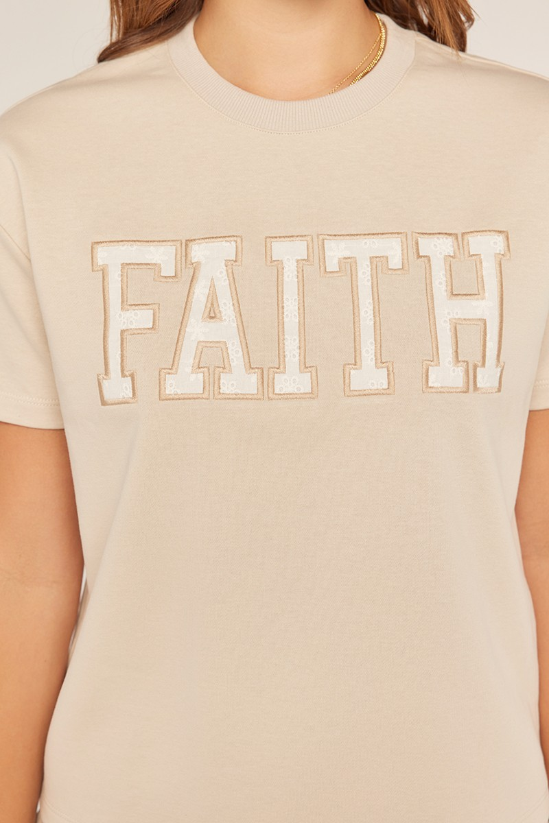 Faith Eyelet Tee
