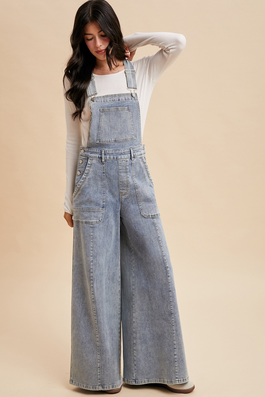 Brazen Wide Leg Overalls