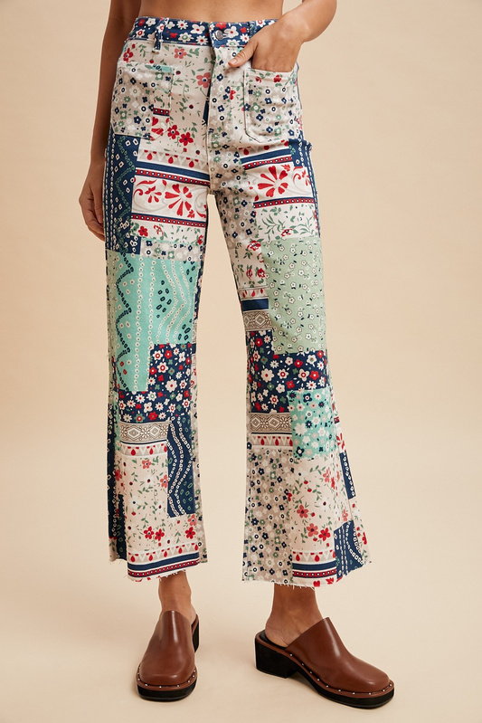 Americana Patchwork Pant
