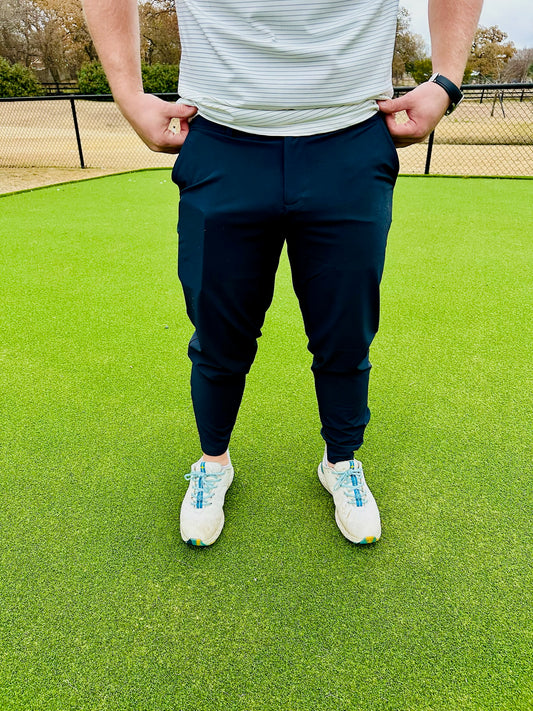 Mens Four-Way Stretch Jogger Navy