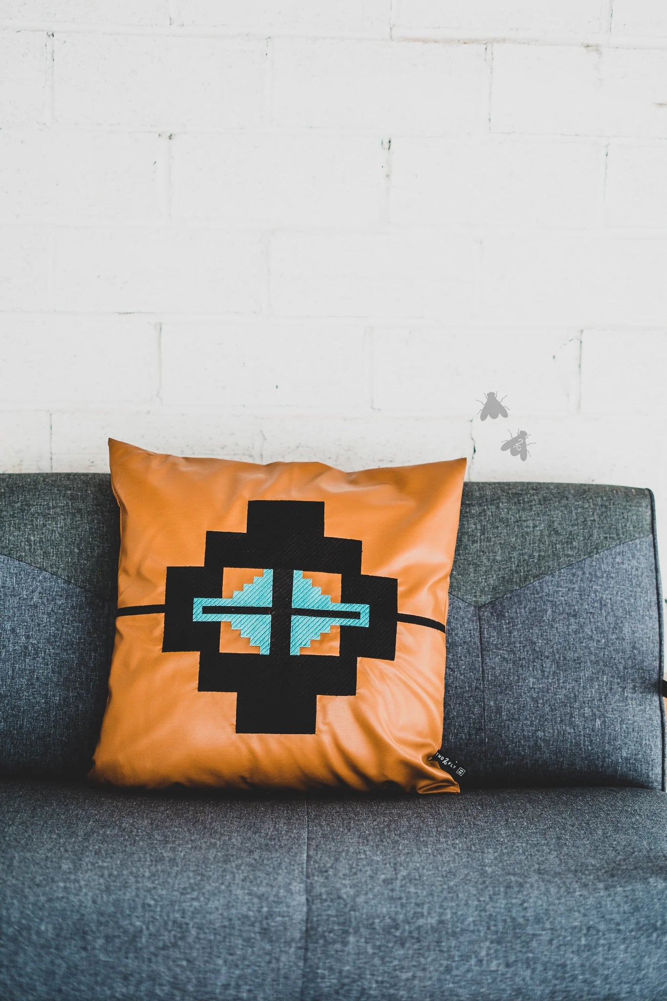 Aztec Pleather Pillow