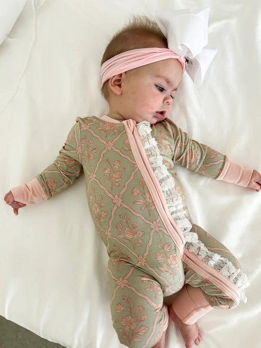 Petite Posies Baby Romper