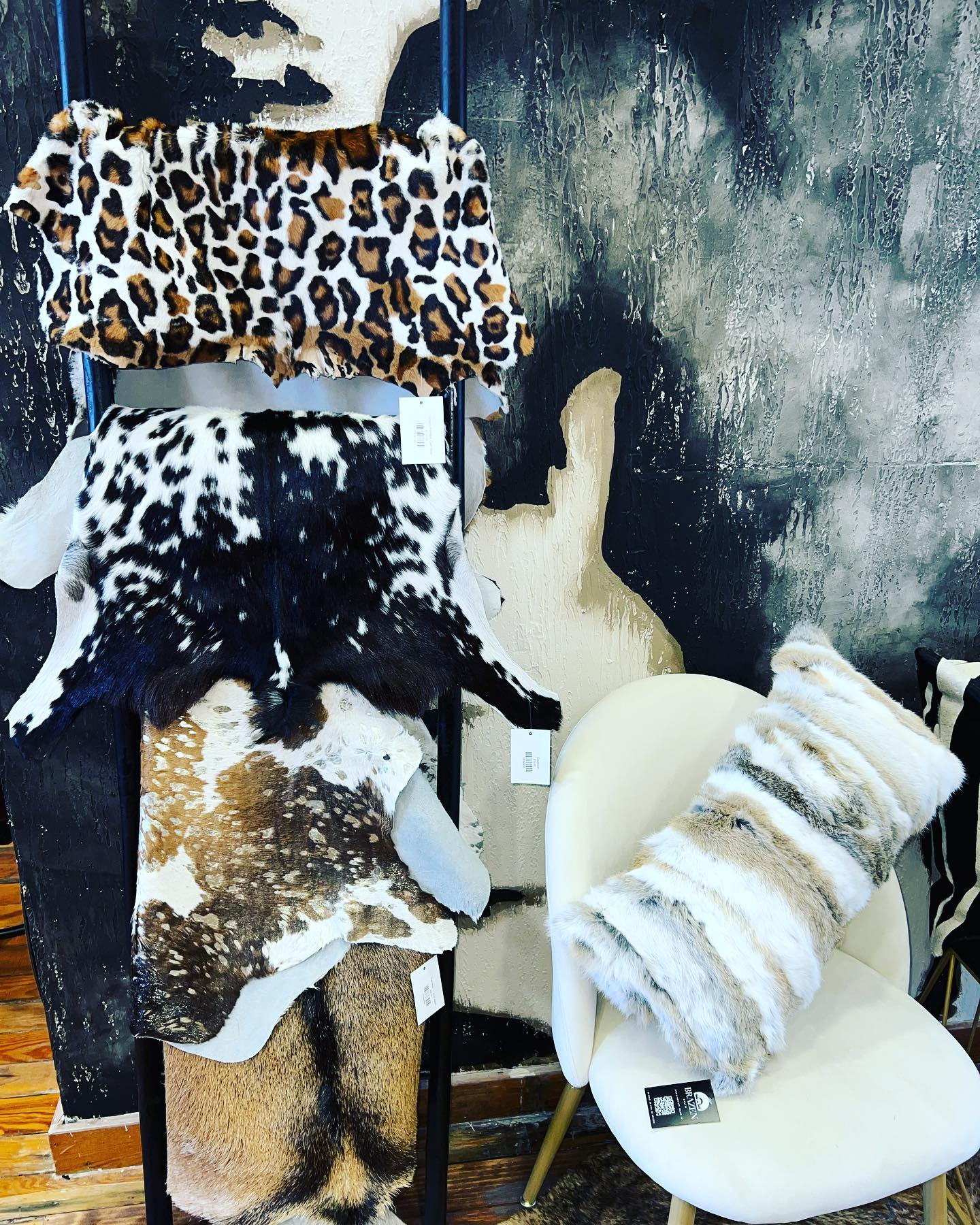 Ocelot Printed Calf Hide - Brazen Ranch