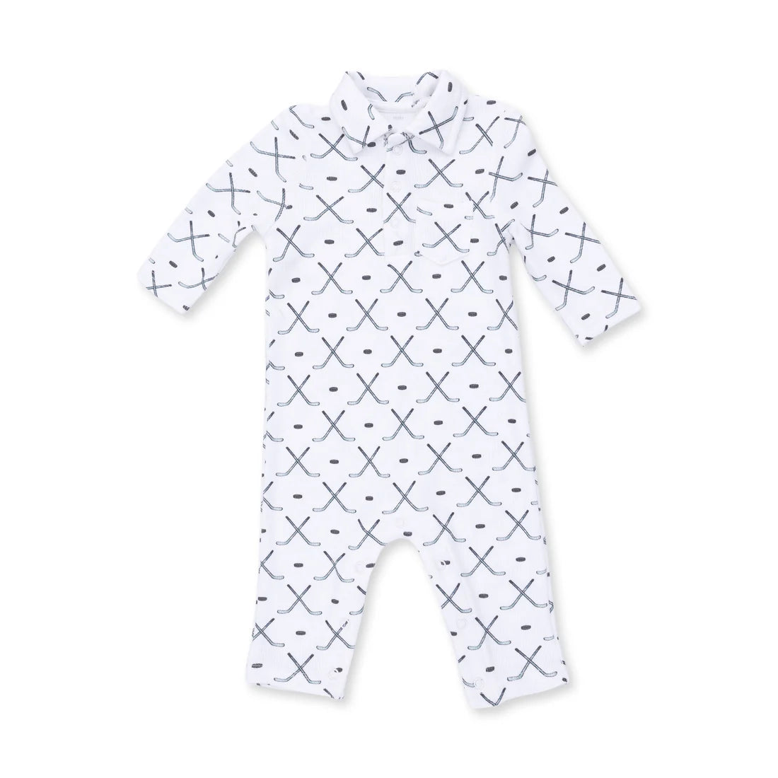 Simple Hockey  Polo Romper