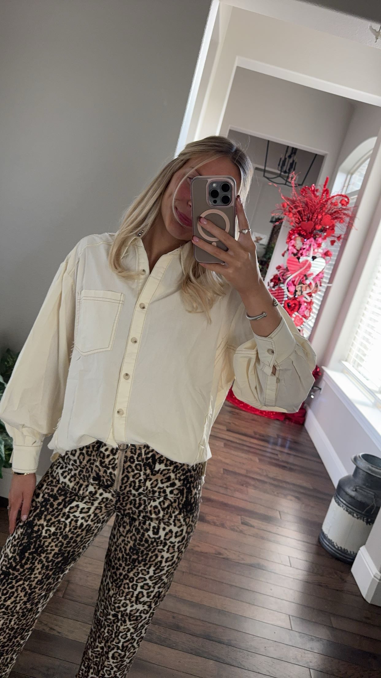 Beth Stitching Top