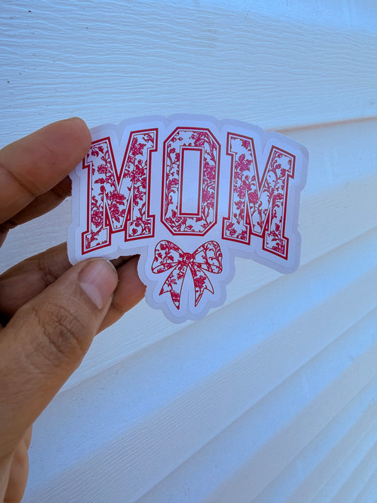 Mom Pink Croquette Sticker
