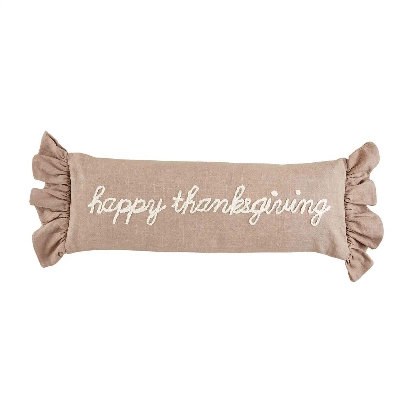 Thanksgiving Ruffle Pillow