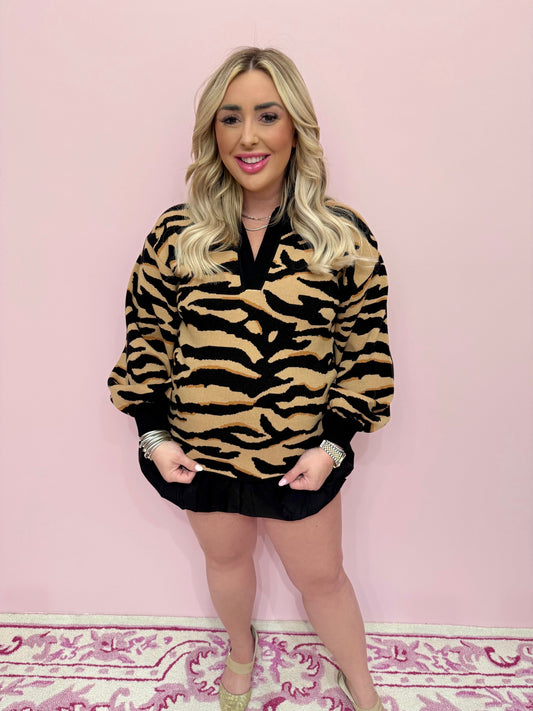 Lilli Tiger Sweater Emily McCarthy