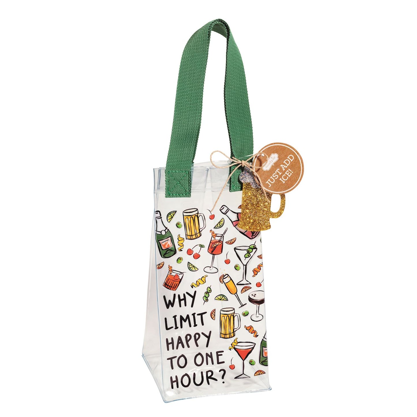 Clear Ice Bottle Carrier