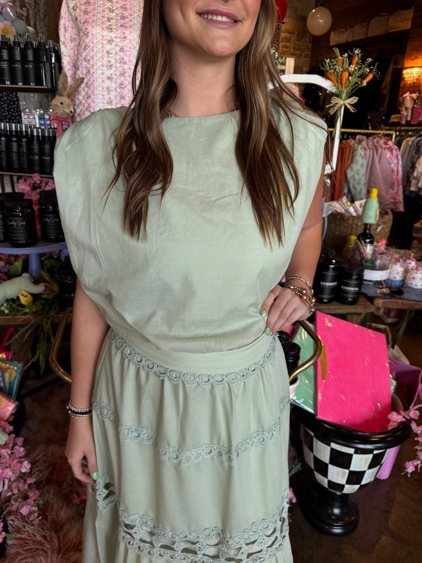 Zay Maxi skirt Set