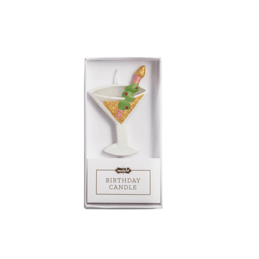 Martini Figural Birthday Candle