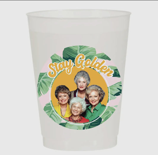 Stay Golden Party Cups