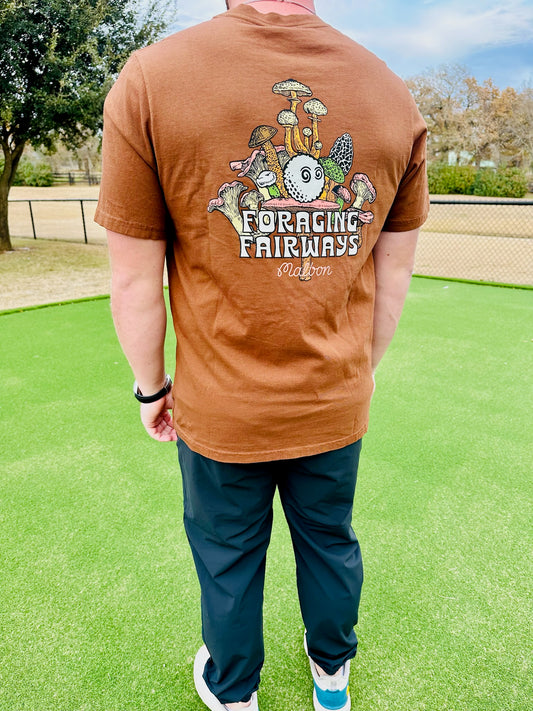 BERMUDA FORAGING TEE- Brown