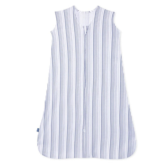 Wearable Blanket 100% Cotton Blue Stripe