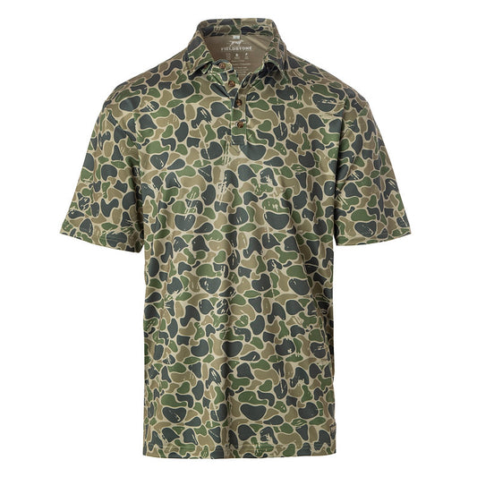 Mens Backwoods Camo Polo