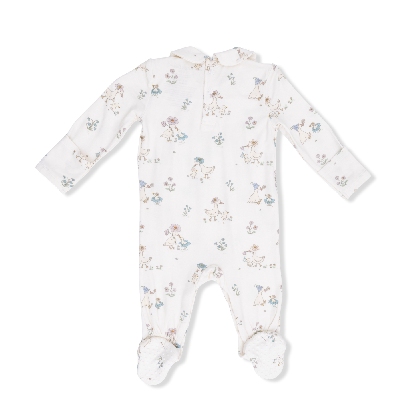 Flower Ducklings Smocked Romper