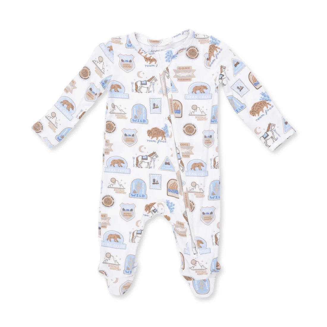 National Parks Adventure  2 Way Zipper Footie