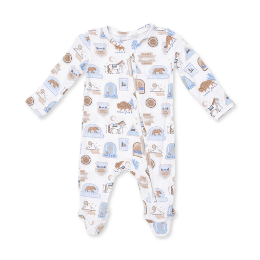 National Parks Adventure  2 Way Zipper Footie