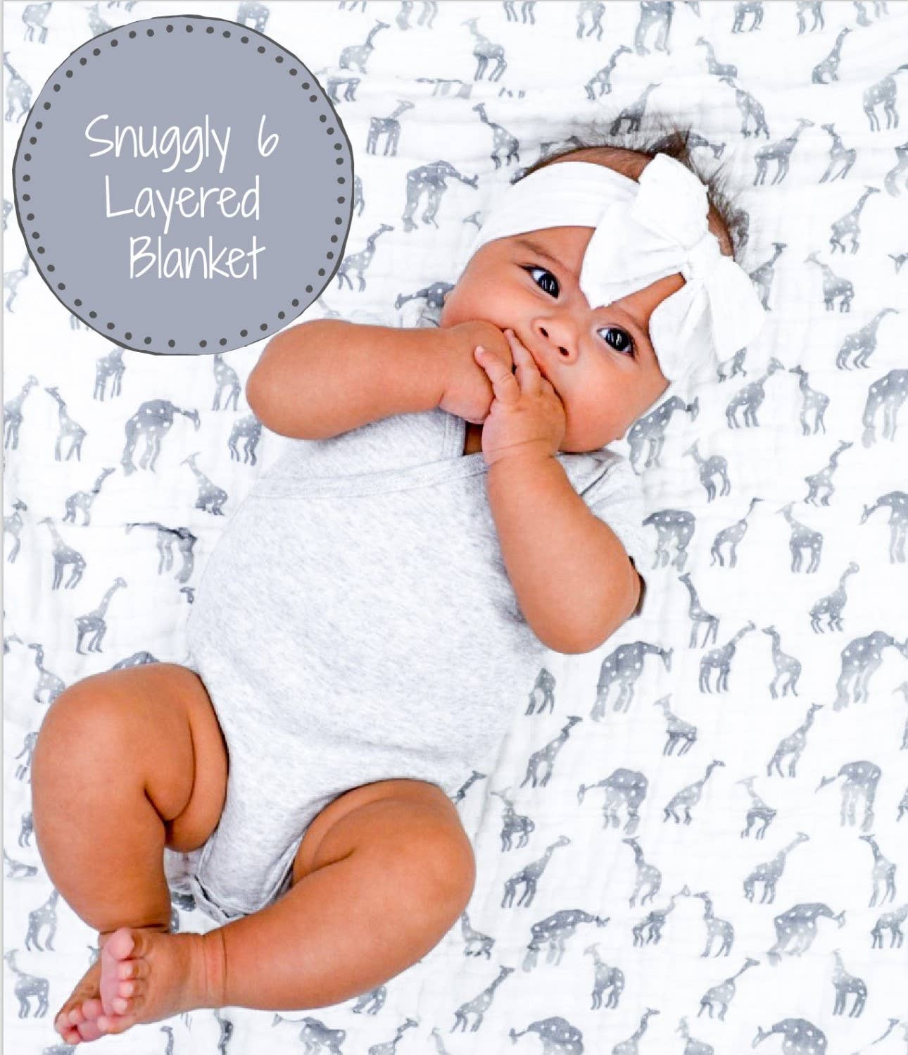 Giraffing Around - Baby Muslin Quilt