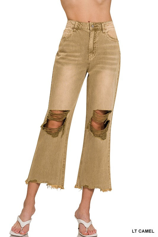 Sand crop Jeans