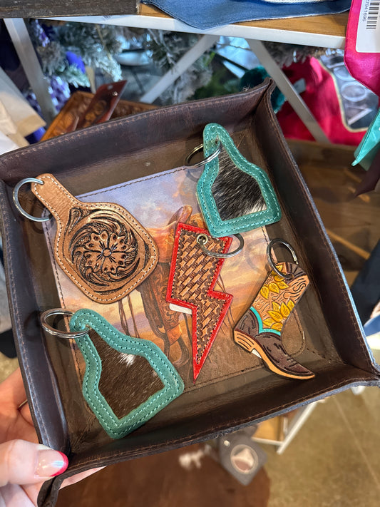 Leather Keychain