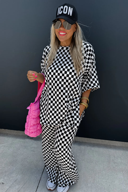 Checkered top