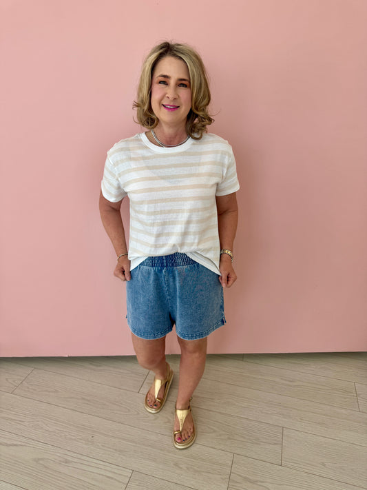 Weekender Knit Denim Short