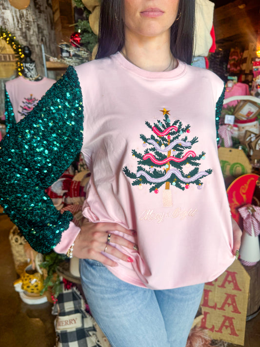 Merry and Bright Sparkle Top