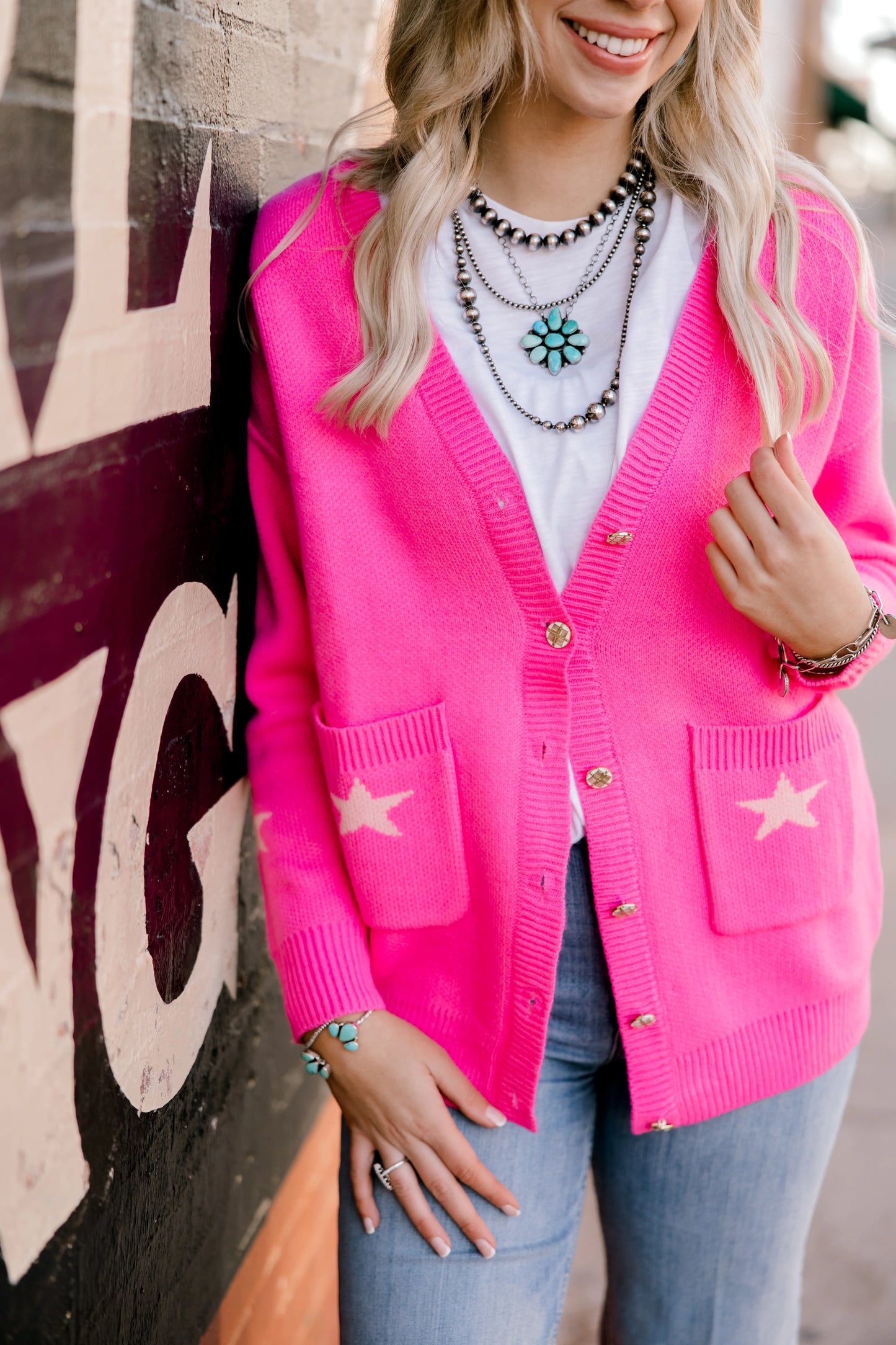 Callie Cardigan - pink