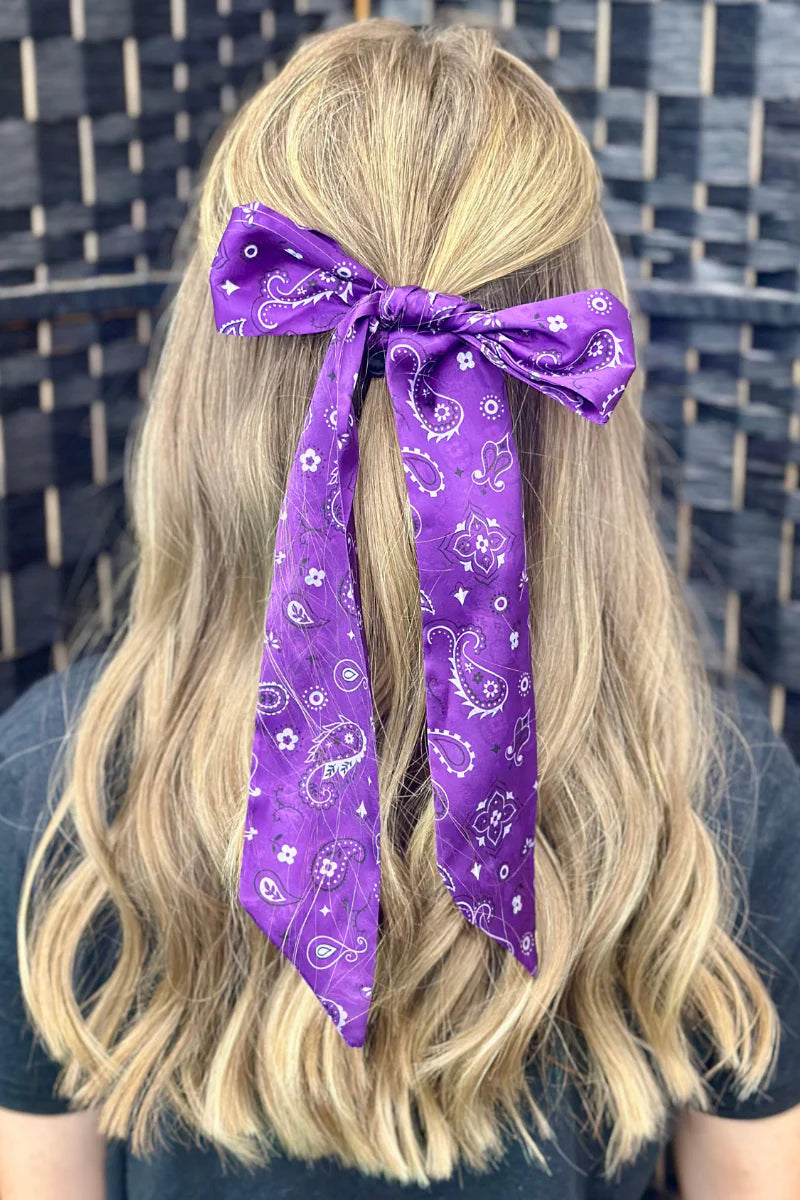 Game Day Latigo Hair Ribbon
