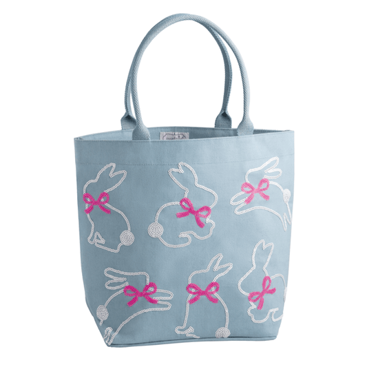 Blue Easter Sparkle Tote